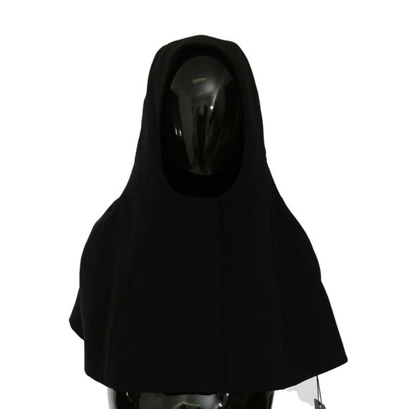 Dolce & Gabbana Accessories - Dolce & Gabbana Dolce Gabbana Hooded Cape Women Black Hats